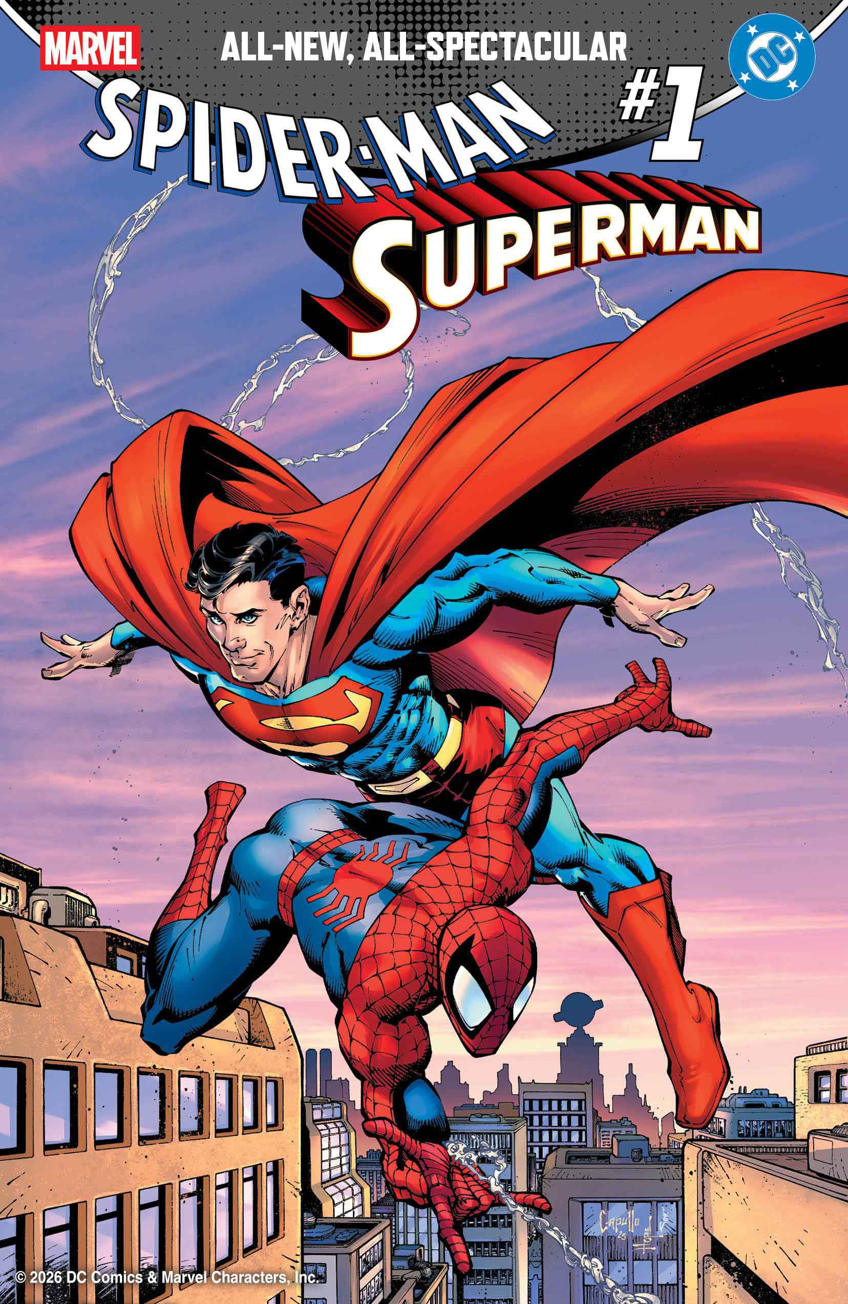 Cover for MARVEL/DC: SPIDER-MAN/SUPERMAN