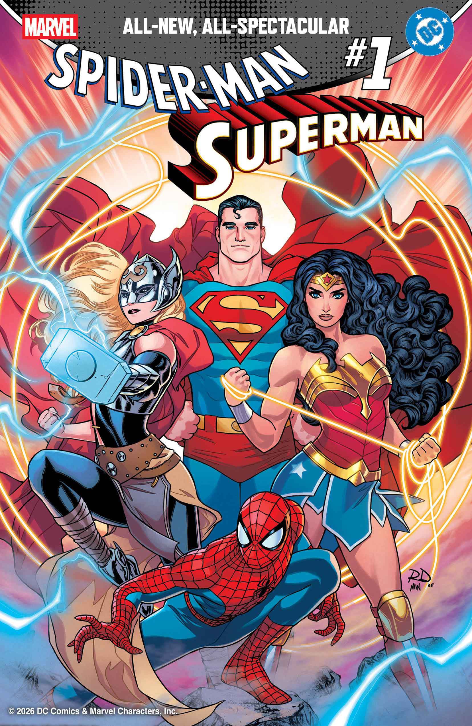 Cover for MARVEL/DC: SPIDER-MAN/SUPERMAN