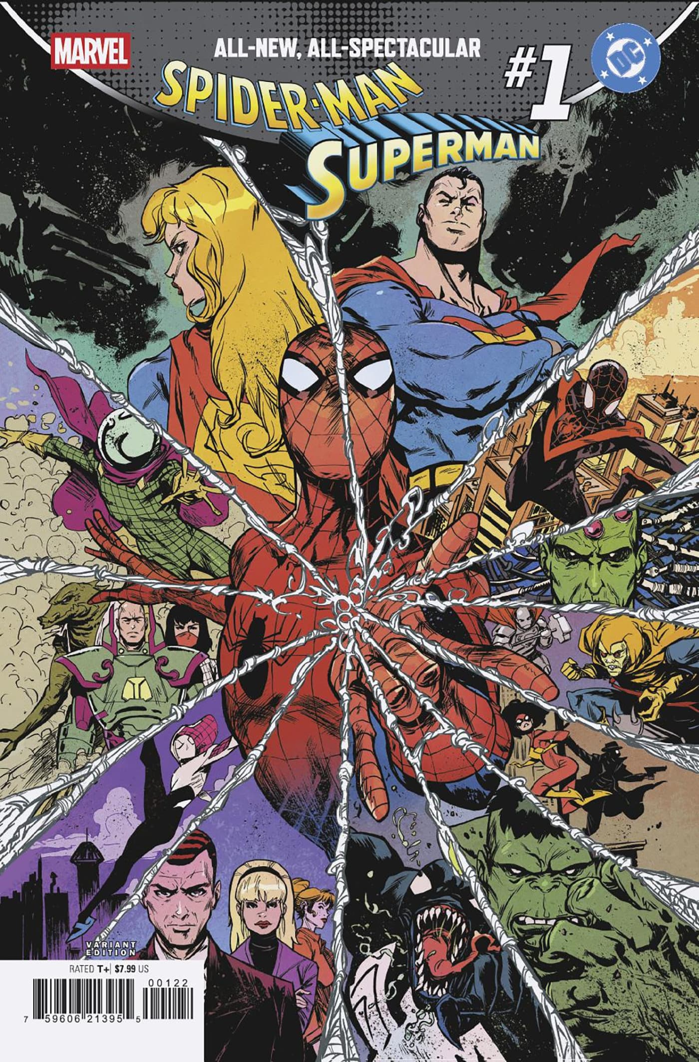 Cover for MARVEL/DC: SPIDER-MAN/SUPERMAN
