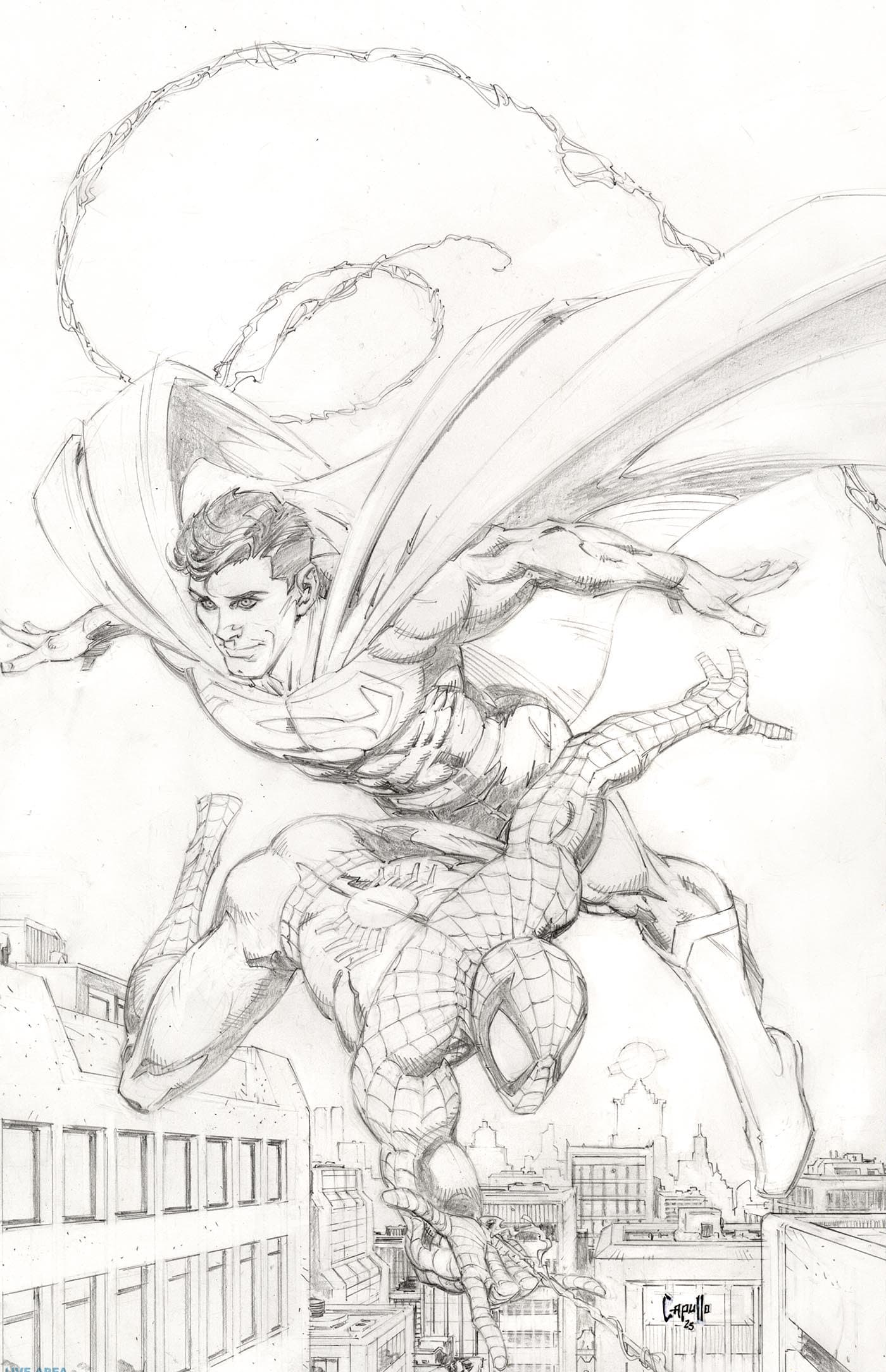 Cover for MARVEL/DC: SPIDER-MAN/SUPERMAN