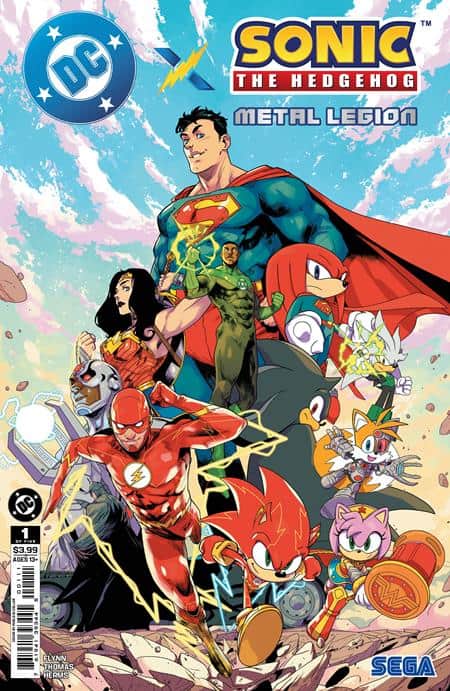 DC x Sonic the Hedgehog Metal Legion Cover