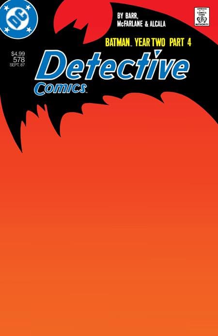 Cover for Detective Comics #578 Facsimile Edition
