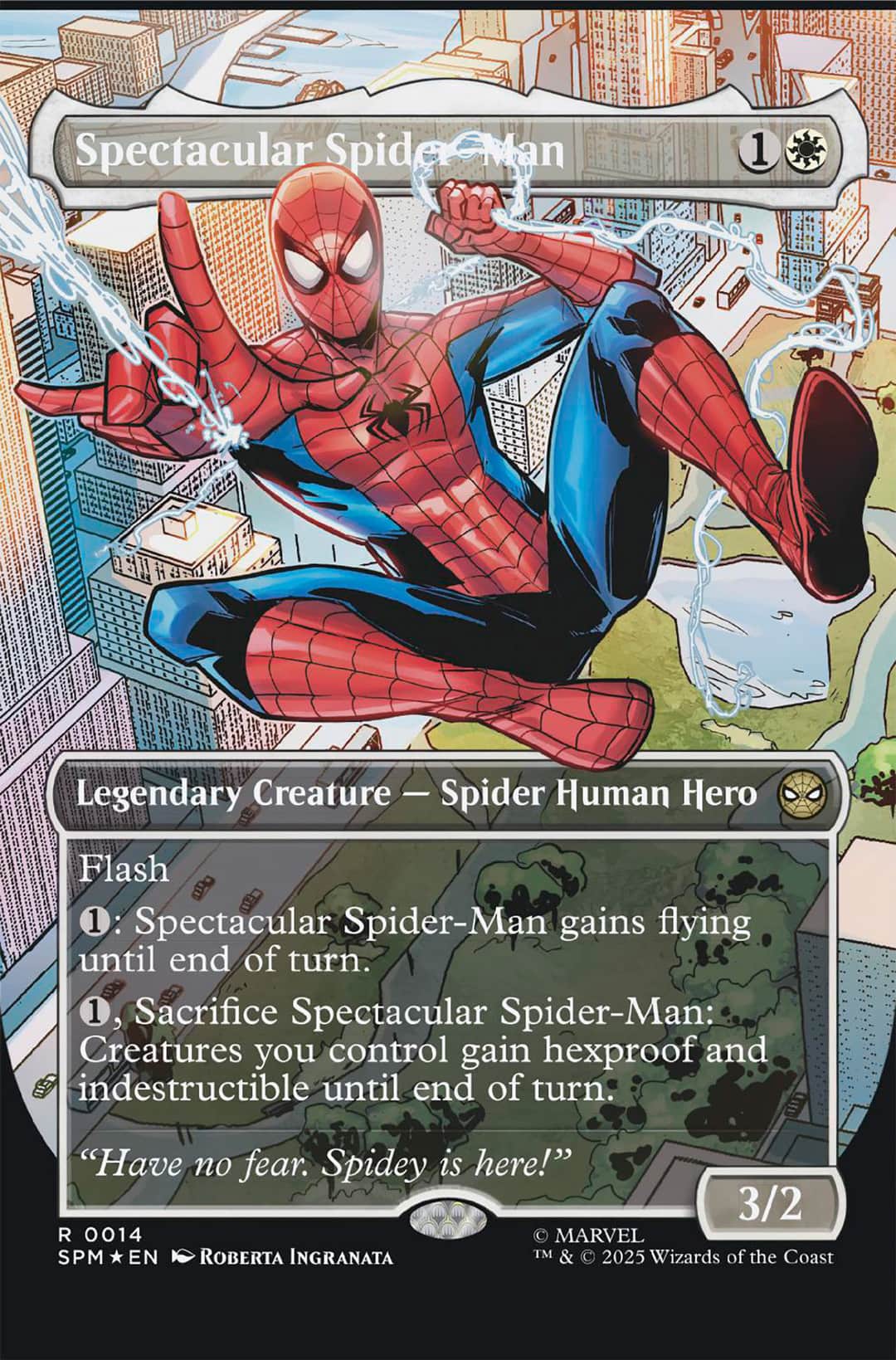 AMAZING SPIDER-MAN ROBERTA INGRANATA MAGIC: THE GATHERING VARIANT