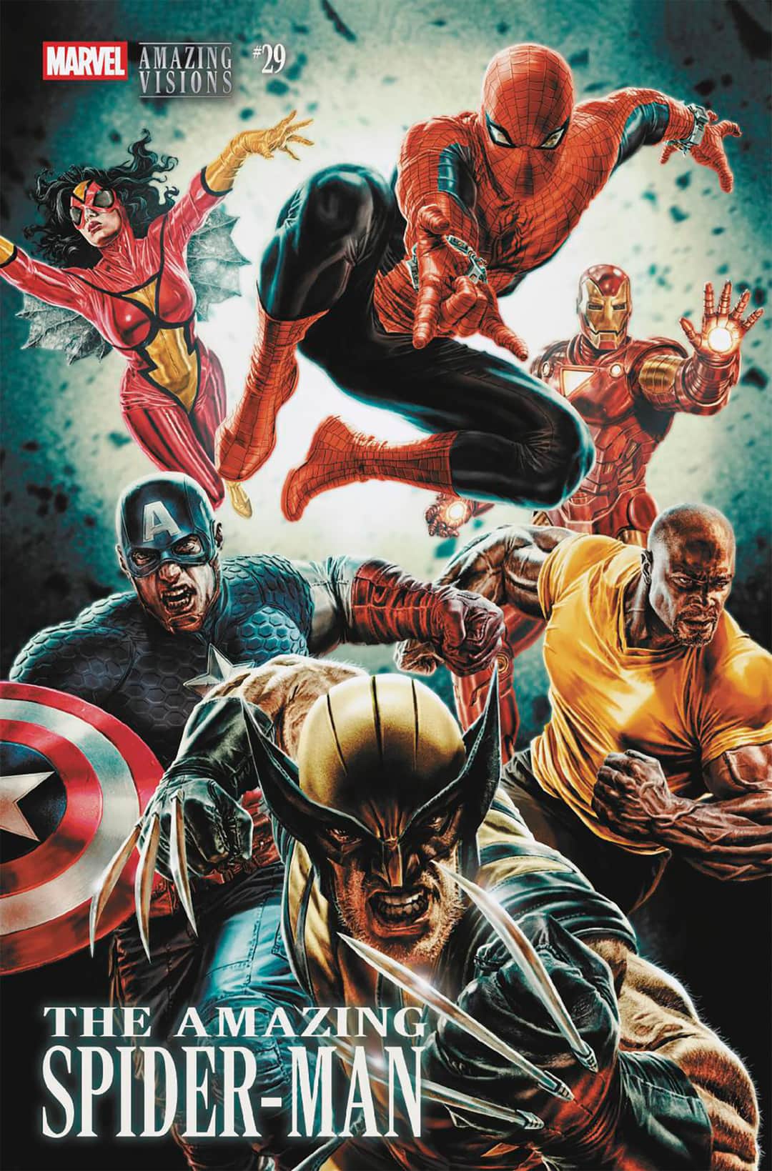 AMAZING SPIDER-MAN LEE BERMEJO AMAZING VISIONS VARIANT