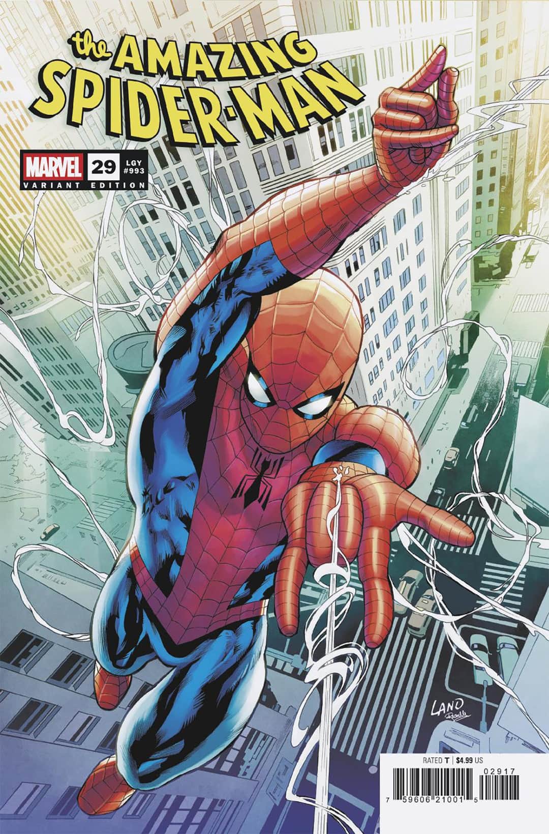 AMAZING SPIDER-MAN GREG LAND VARIANT