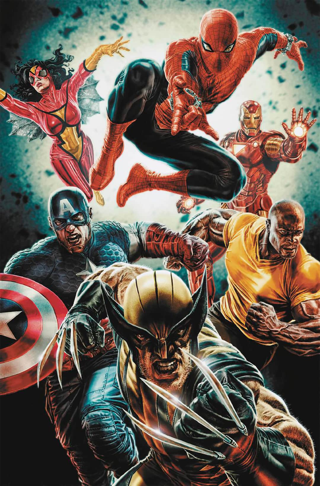 AMAZING SPIDER-MAN LEE BERMEJO AMAZING VISIONS VIRGIN VARIANT