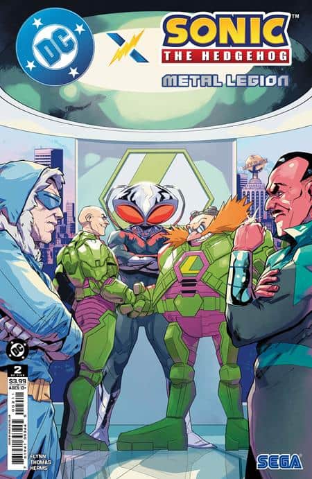 DC x Sonic the Hedgehog Metal Legion Cover
