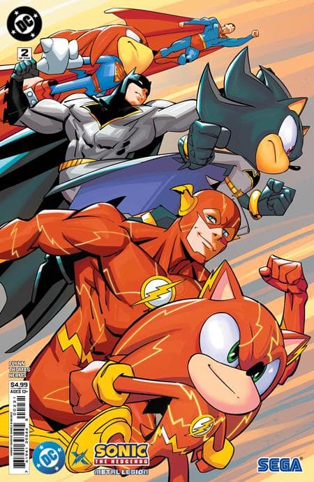 Cover for DC x Sonic the Hedgehog Metal Legion
