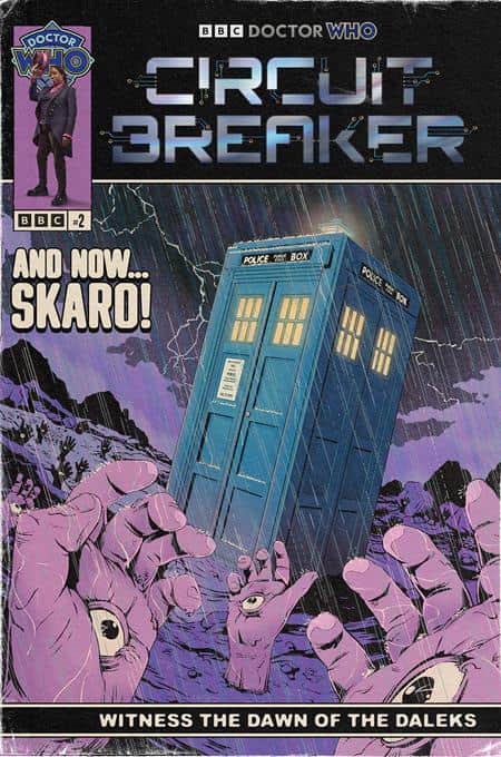 CVR D FLOPS DALEK TAKEOVER CARDSTOCK