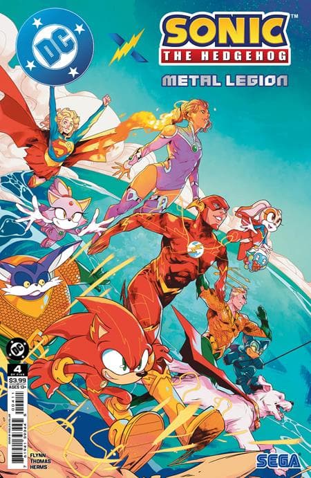Cover for DC X SONIC THE HEDGEHOG METAL LEGION