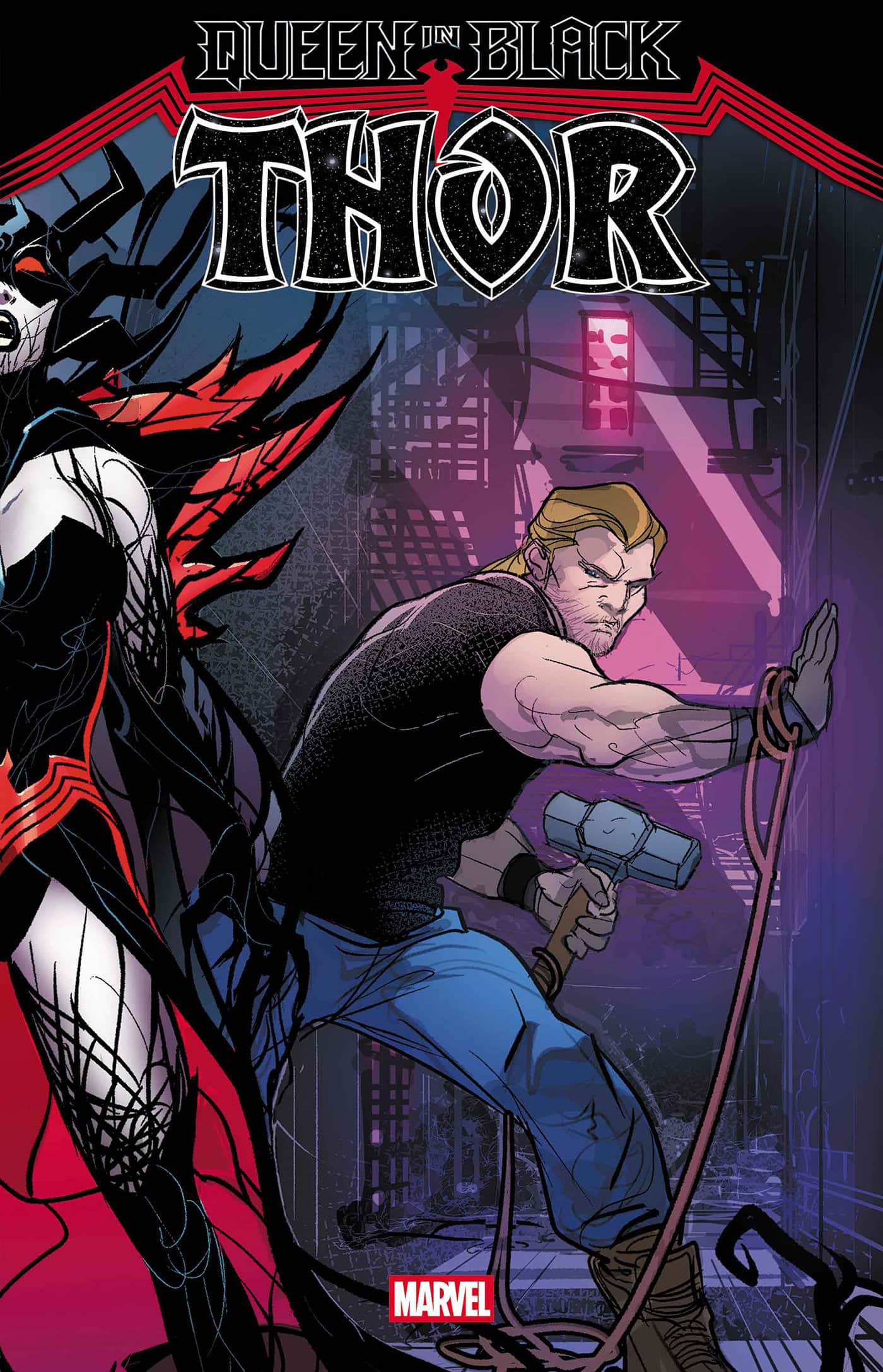 QUEEN IN BLACK: THOR Cover