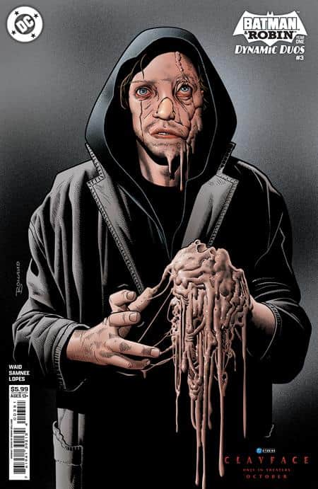 CVR E BRIAN BOLLAND CLAYFACE MOVIE CARD STOCK