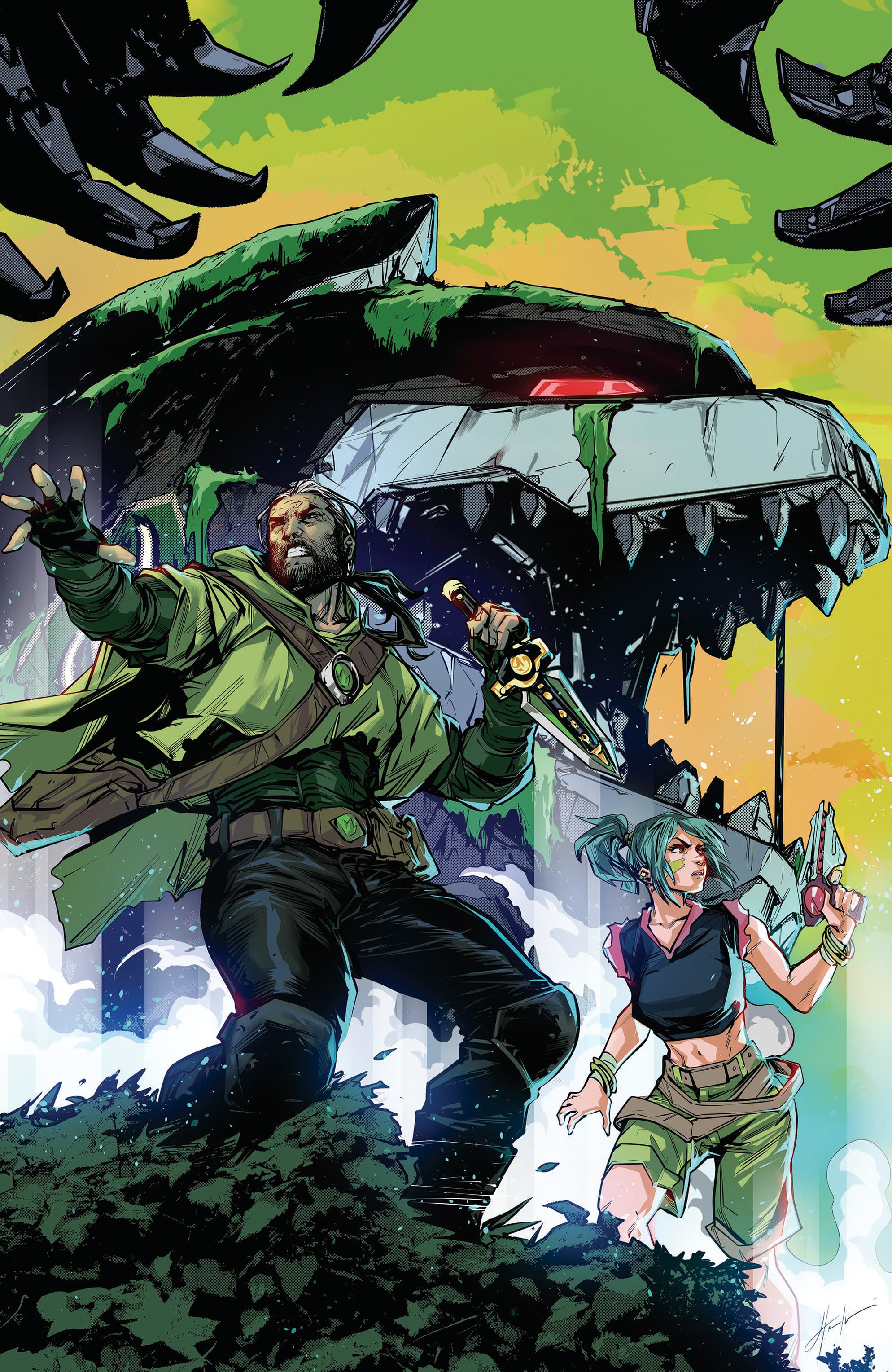 Cover for Power Rangers Green