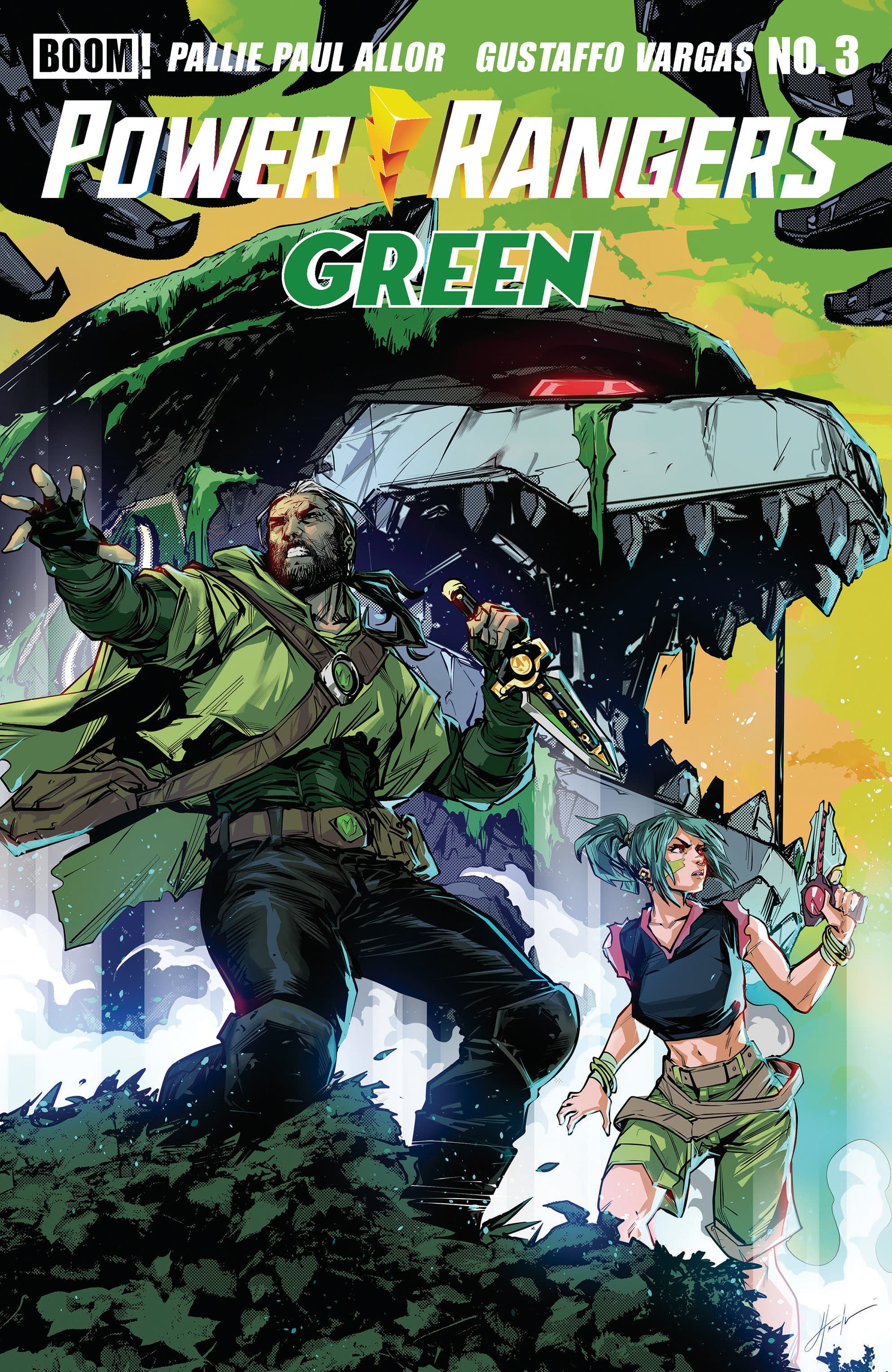 Cover for Power Rangers Green