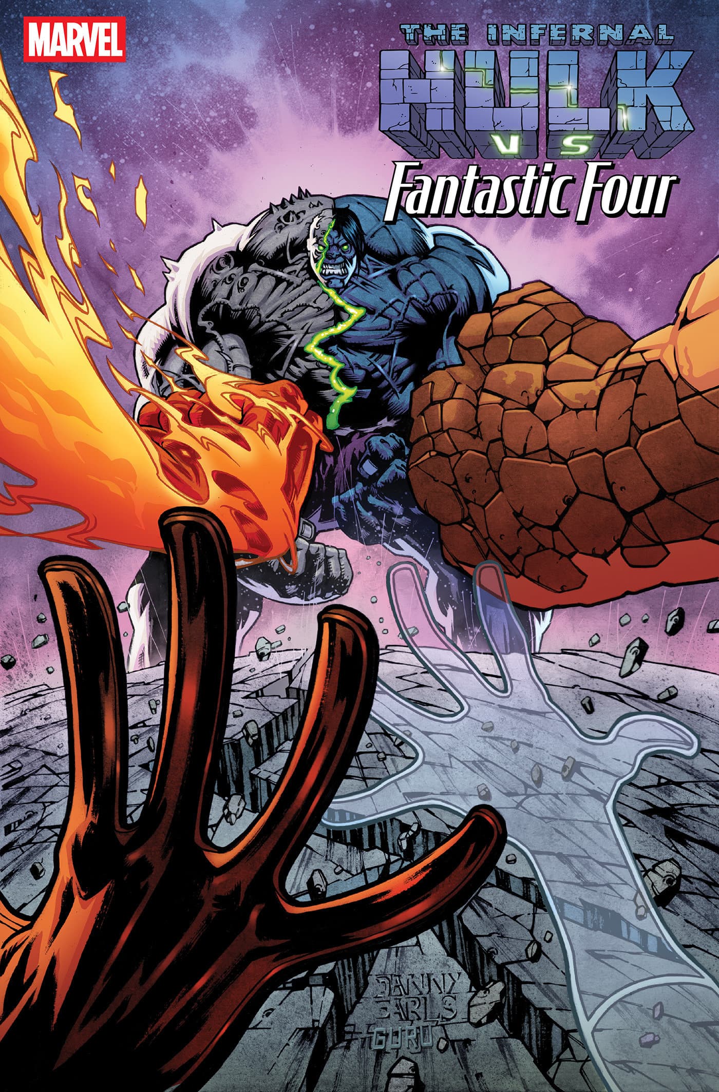 Cover for INFERNAL HULK VS. FANTASTIC FOUR