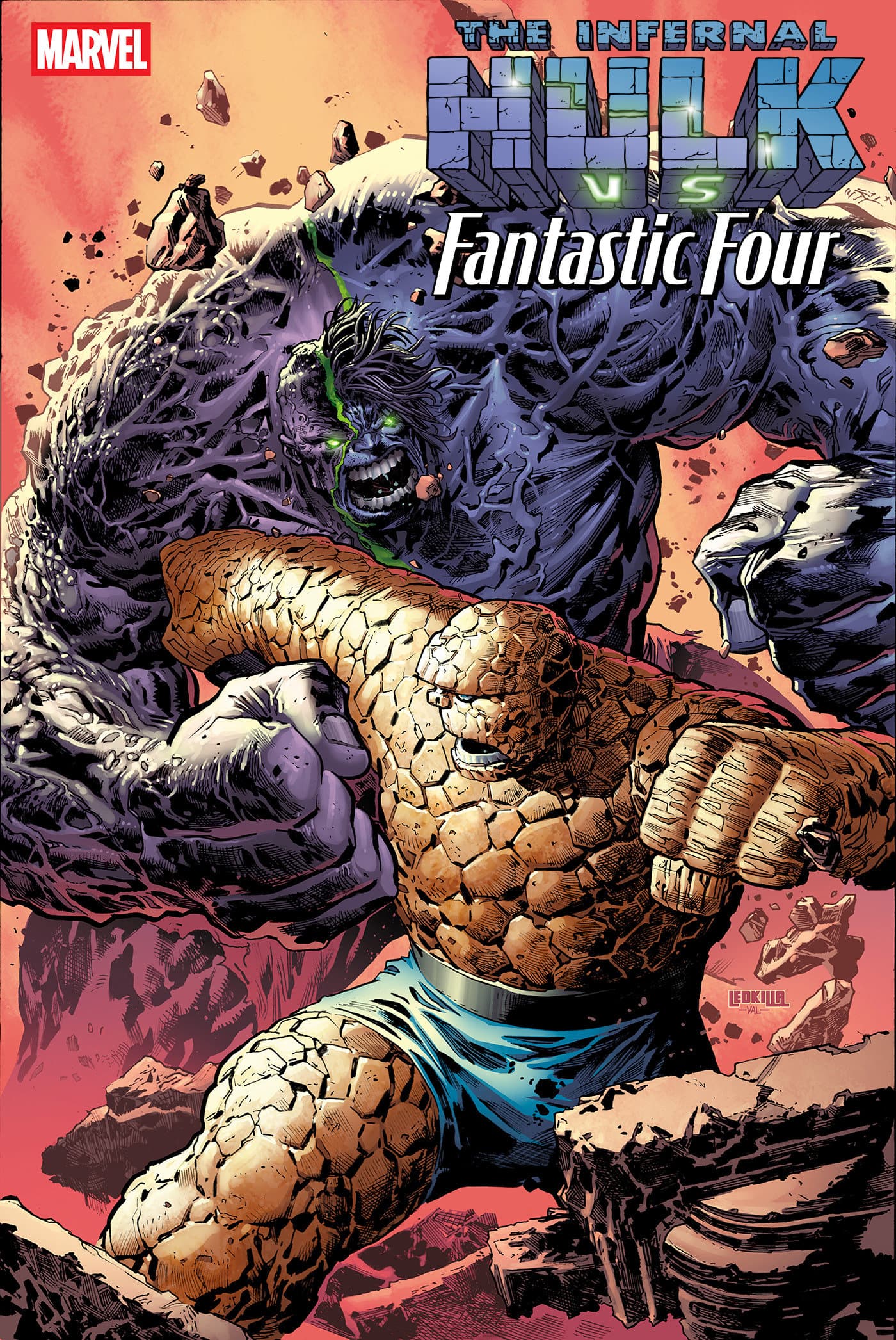 Cover for INFERNAL HULK VS. FANTASTIC FOUR