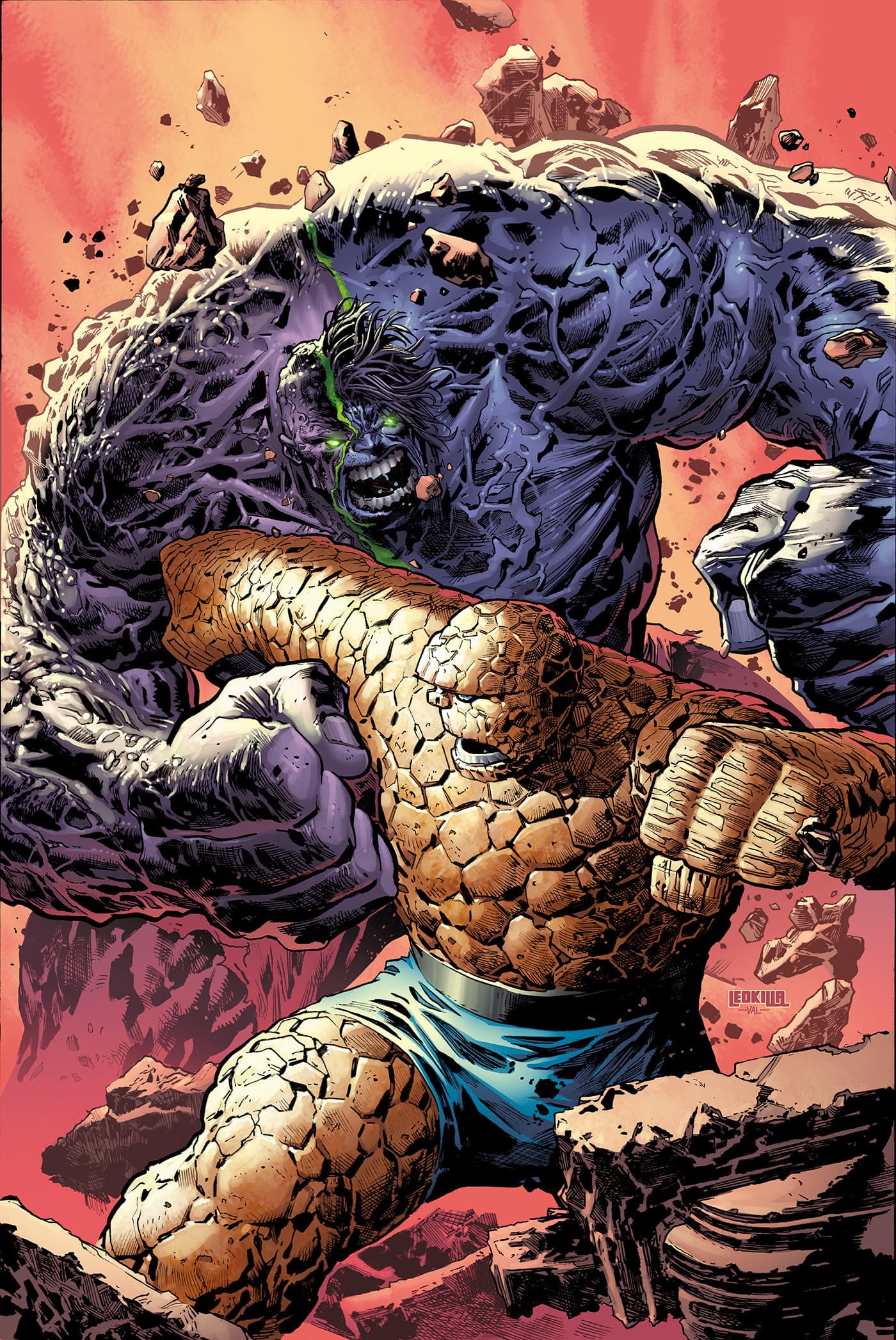 Cover for INFERNAL HULK VS. FANTASTIC FOUR