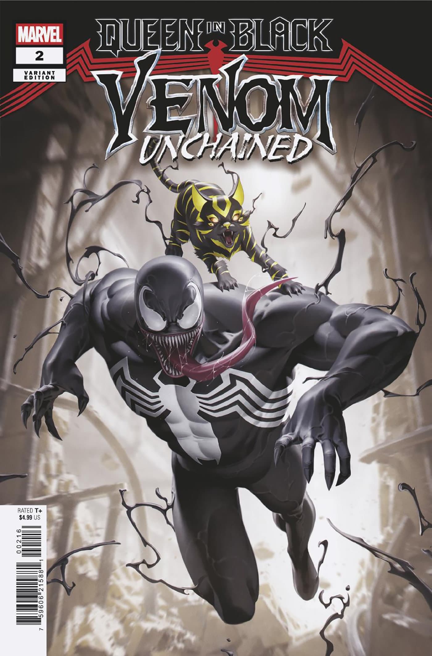 Cover for QUEEN IN BLACK: VENOM UNCHAINED