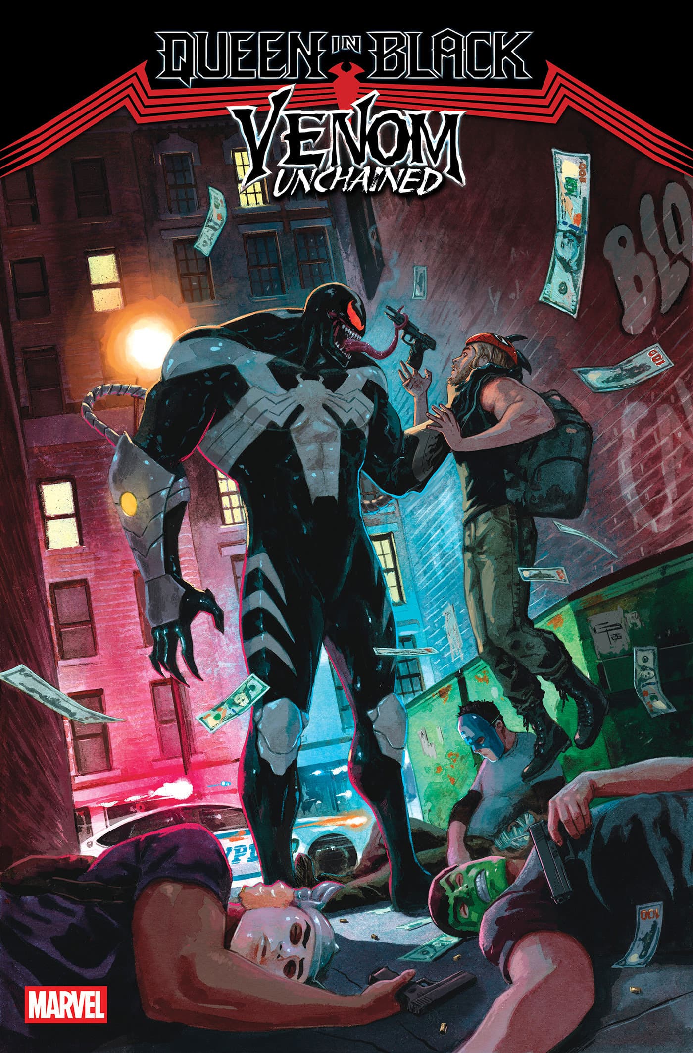 Cover for QUEEN IN BLACK: VENOM UNCHAINED